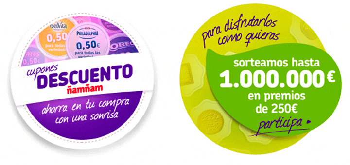 Cupones descuento en productos Mondelez - Muestras Gratis