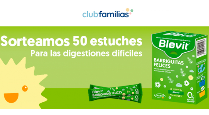 Club Familias sortea Blevit Barriguitas felices - Muestras Gratis Y Chollos