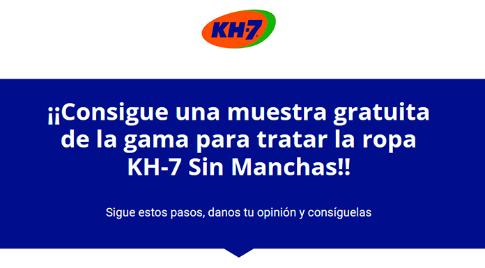 Muestras gratis de KH7 sin manchas - Muestras Gratis Y Chollos